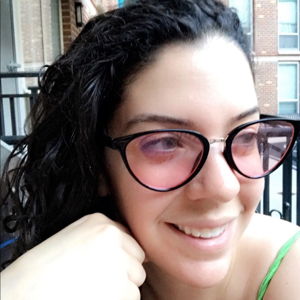 Fashion Sunglasses Cat Eye Pink Lenses